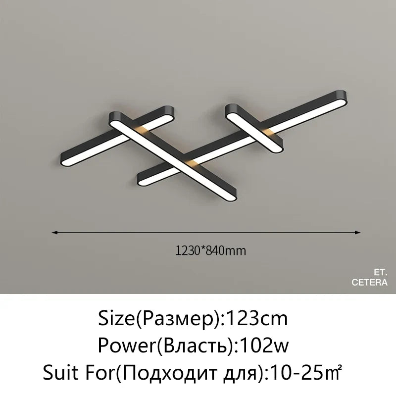 Plafonnier led design moderne luminaire décoratif d'intérieur éclairage led Élisa Solstice - Une Note Actuelle dans le Décor