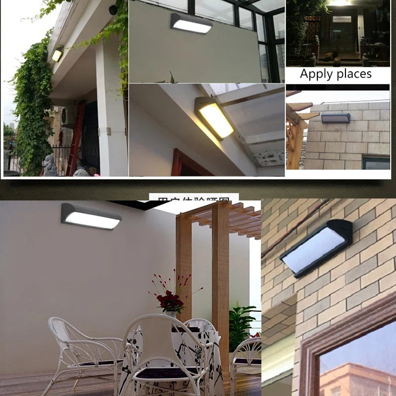Applique murale — LED aluminium étanche pour extérieur et jardin