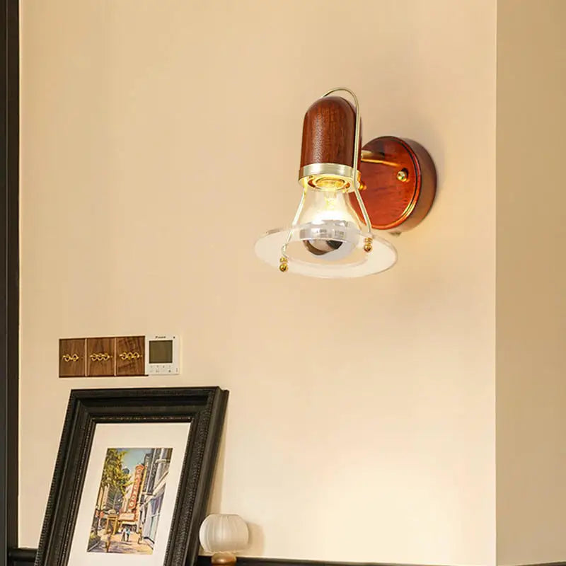 Applique murale — Vintage en bois pour décoration intérieure rétro