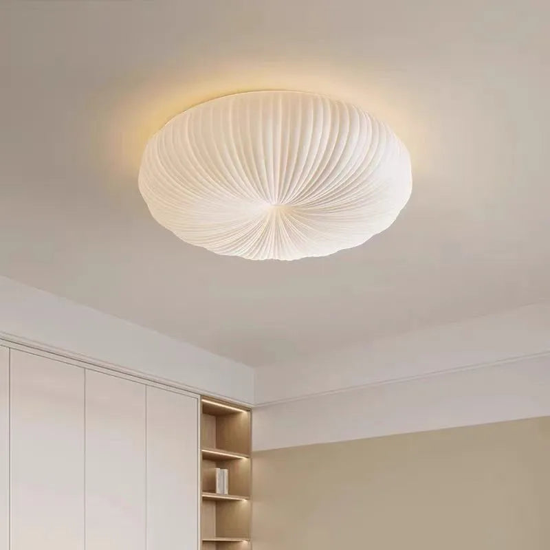 Plafonnier led citrouille nordique pour chambre enfant lumière intelligente Émilien Florilège - Une Présence Sobre et Élégante