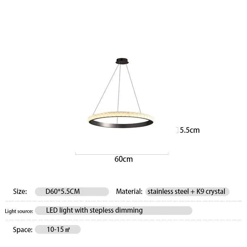 Lustre — De luxe en cristal pour hôtel et villa