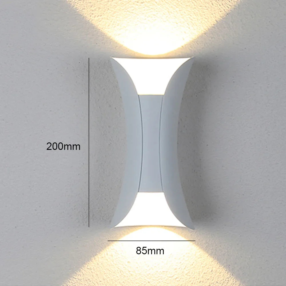 Applique murale — LED moderne en aluminium étanche pour décoration extérieure