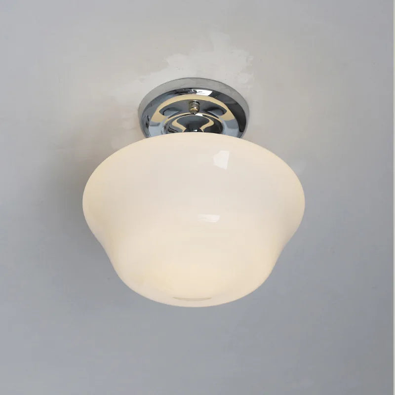 Plafonnier — En verre de porche de balcon médiéval Bauhaus lampes de décoration de chambre simples lampes de porche allée couloir éclairage d'entrée lustres