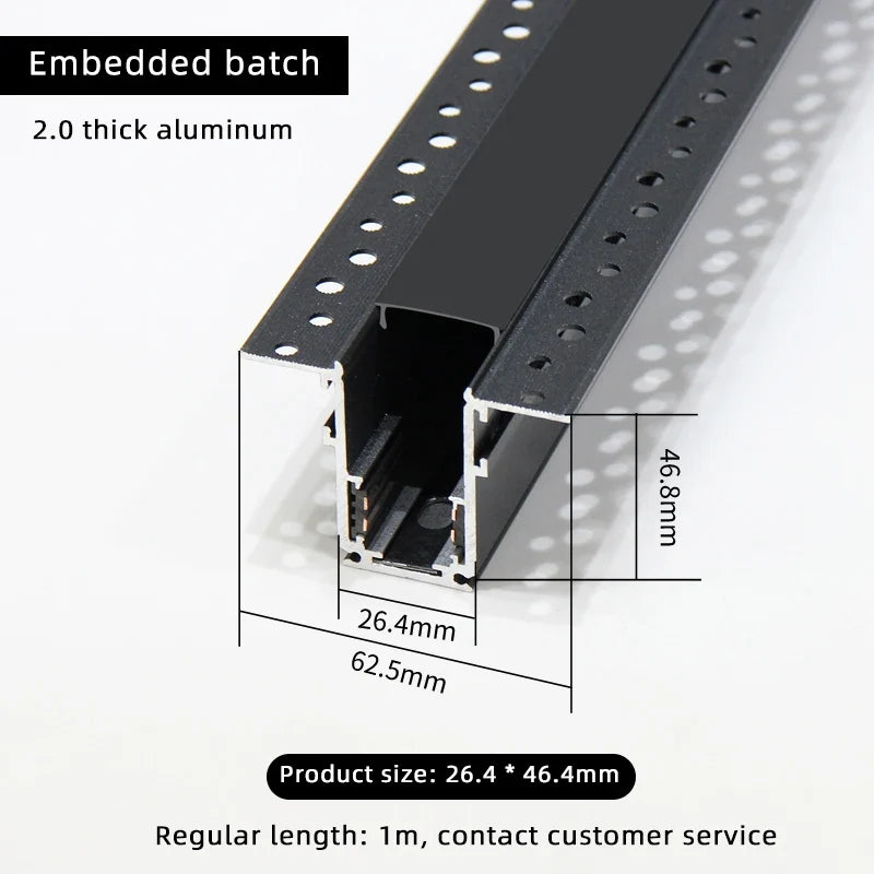 lampe led magnétique intensité variable sans bordure rails surface zigbee