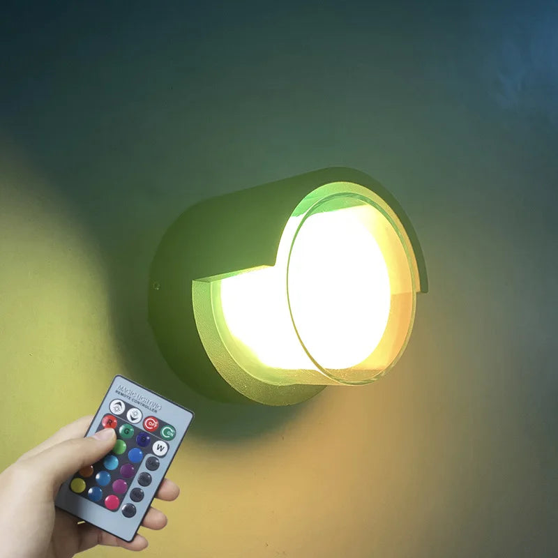 Abat-jour — LED extérieure intelligente double abat-jour en acrylique