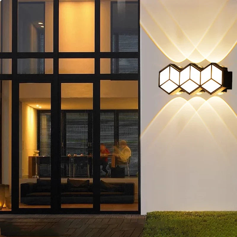 Applique murale — Imperméables extérieures lampe de applique murale LED moderne Applique murale décorative intérieure extérieure Garage luminaire mural étanche