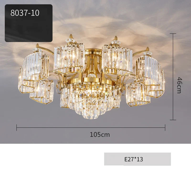 Lustre — Rond à LED intensité variable luxe 2022