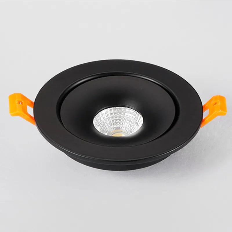 Plafonnier tube led circulaire rotatif 360° cob éclairage intérieur Théodore Fugue en Aluminium - Caractère & Élégance dans le Décor