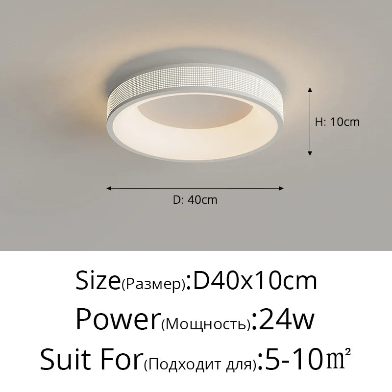 Plafonnier led style cercle carré décoratif Lionel Rythme - Un Accent Géométrique Raffiné