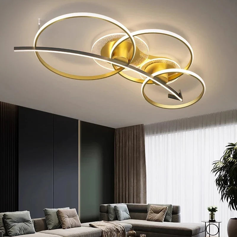 Plafonnier nordique intelligent pour éclairage intérieur moderne Madeleine Chant - Esprit Épuré & Harmonie Intérieure
