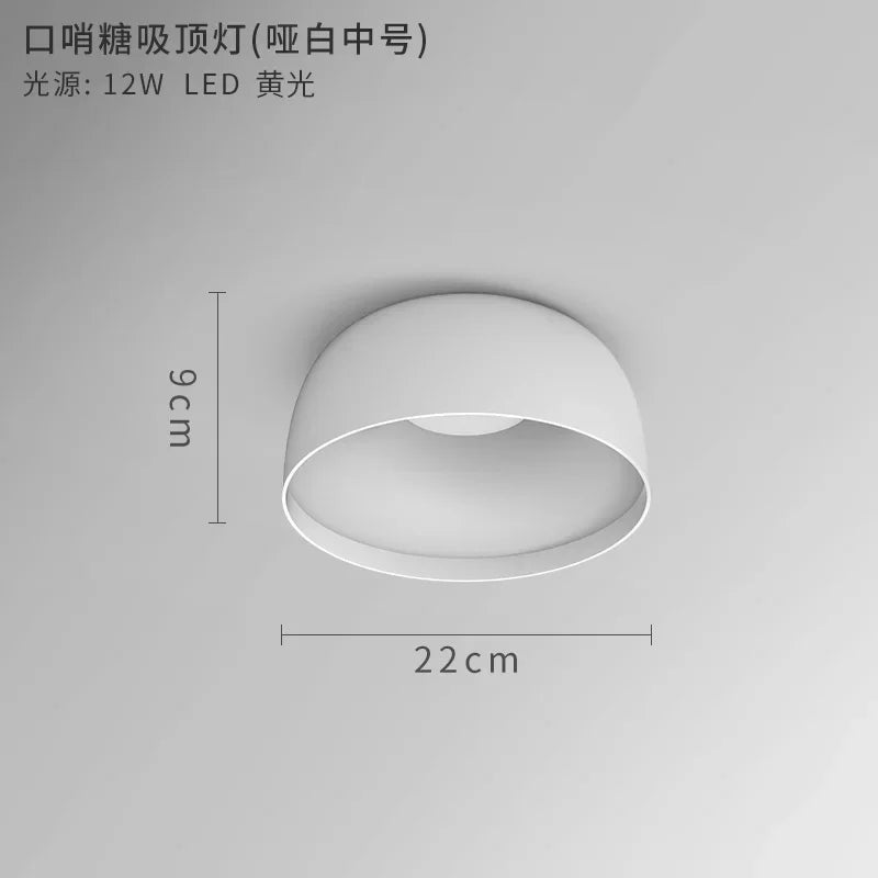 Plafonnier nordique led pour éclairage intérieur moderne Marcel Rivage - Simplicité du Design & Décor Raffiné