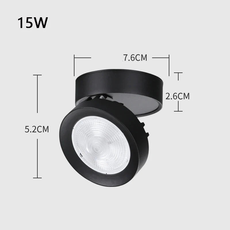 Spot led pliable encastrable en aluminium pour maison ou bureau Lise Rive - Caractère & Élégance dans le Décor