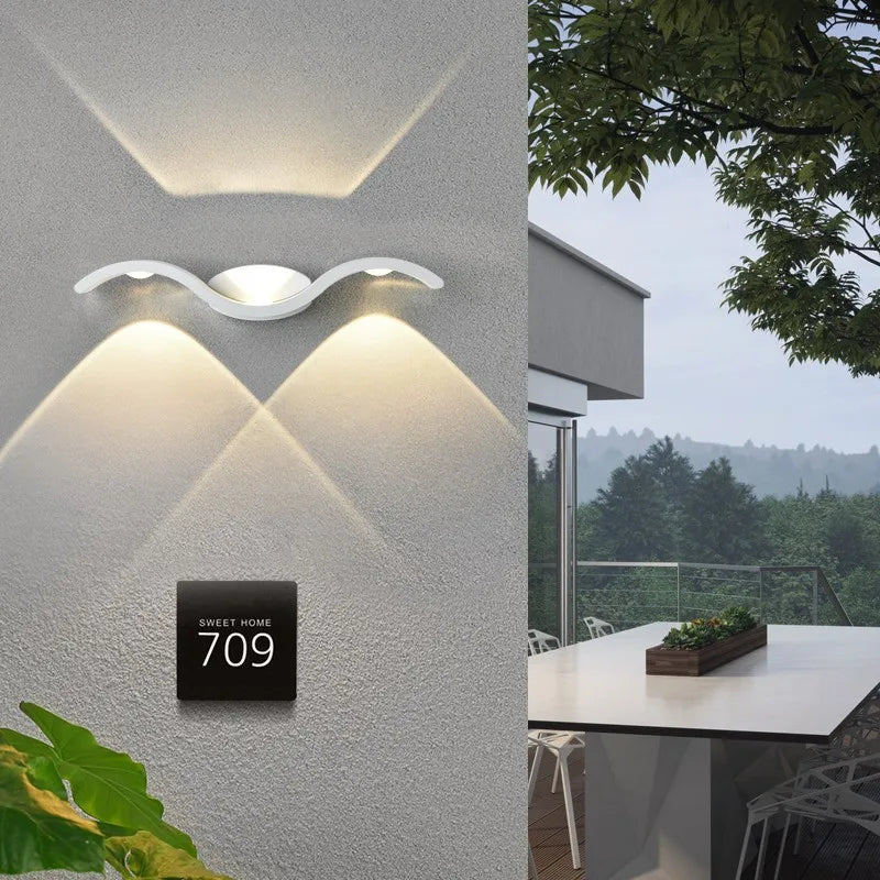 Applique murale — 9W/15W applique murale LED lumière jardin applique IP65 extérieur étanche lampe luminaire maison décoration éclairage couloir allée lumière