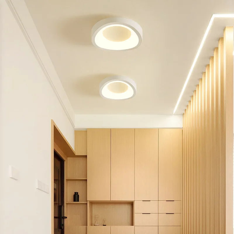 Plafonnier LED nordique pour salon Olympe Partition - Lignes Épurées & Atmosphère Sereine