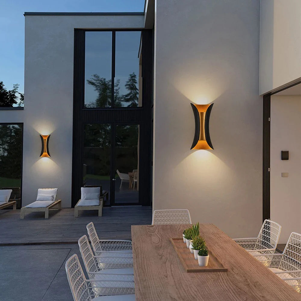 Applique murale — LED moderne en aluminium étanche pour décoration extérieure