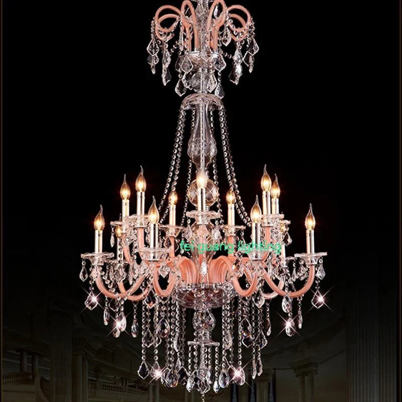 Lustre — Moderne en cristal pour décoration intérieure élégante