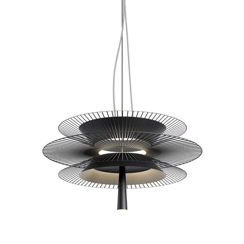 Lustre — De luxe sandyha LED en métal lampe suspendue décorative