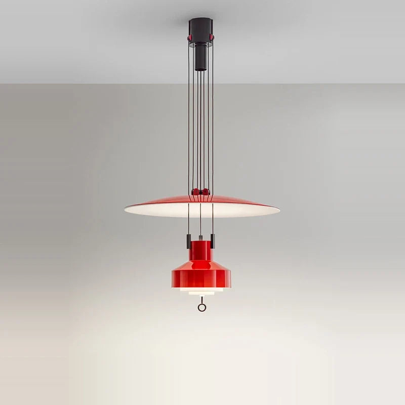 Lustre — Italien flexible en aluminium avec LED dimmable