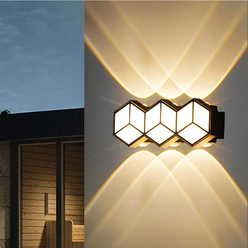 Applique murale — Imperméables extérieures lampe de applique murale LED moderne Applique murale décorative intérieure extérieure Garage luminaire mural étanche