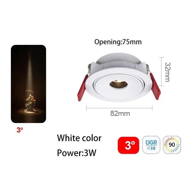 Spot led ultra fin à angle de faisceau pour éclairage intérieur Suzon Solstice en Aluminium - Une Présence Décorative Affirmée