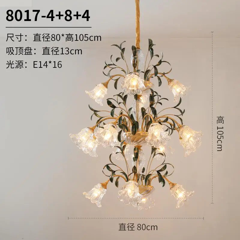 Lustre — Moderne à double style pour bâtiment et hôtel