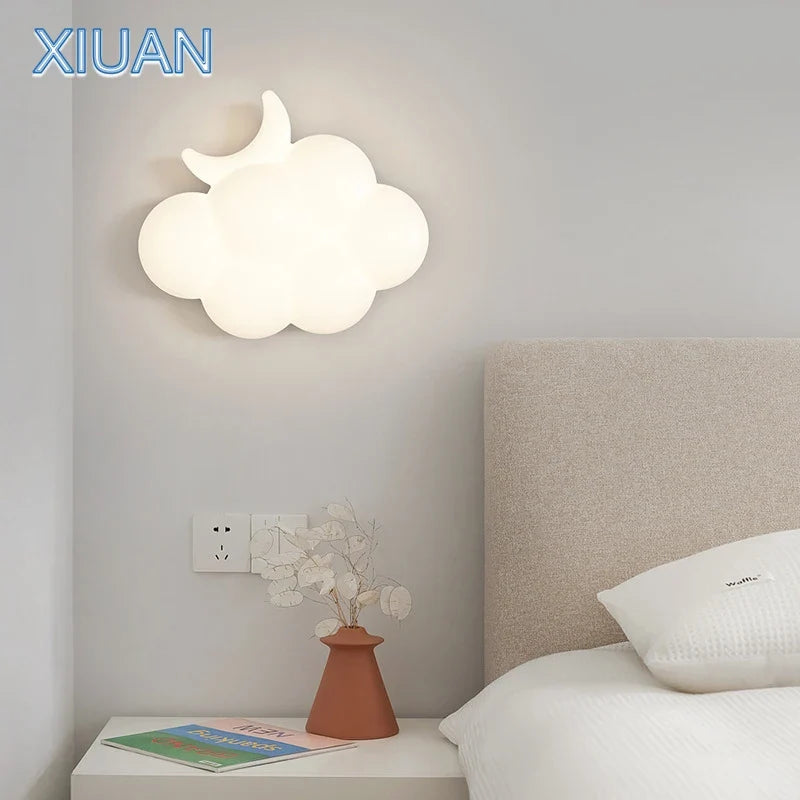 Applique murale — Moderne en forme de nuage blanc pour intérieur