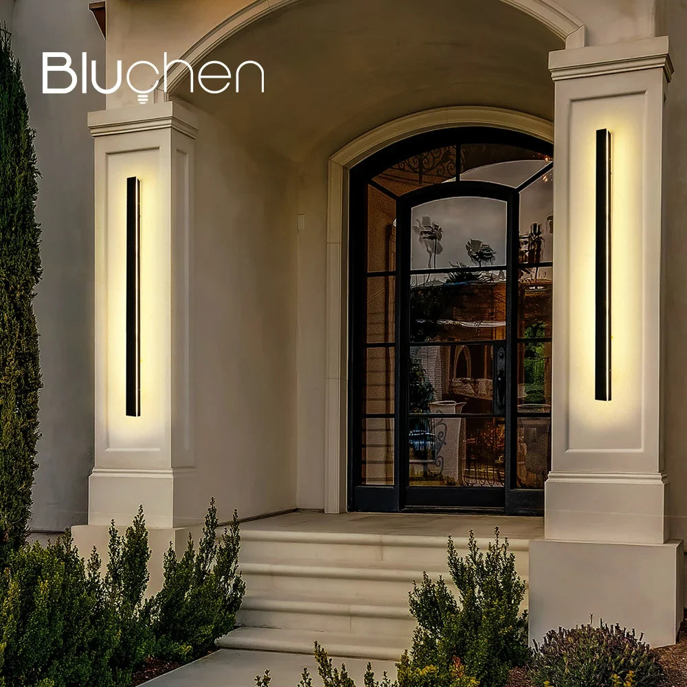 Applique murale — Extérieure moderne à LED étanche pour jardin et balcon