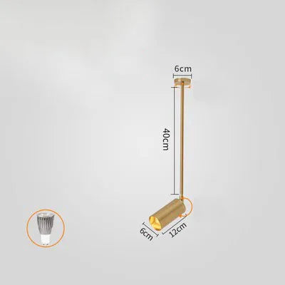 Projecteur à perche pour magasin et salon de manucure Orson Dessin en Métal - Simplicité & Caractère au Quotidien
