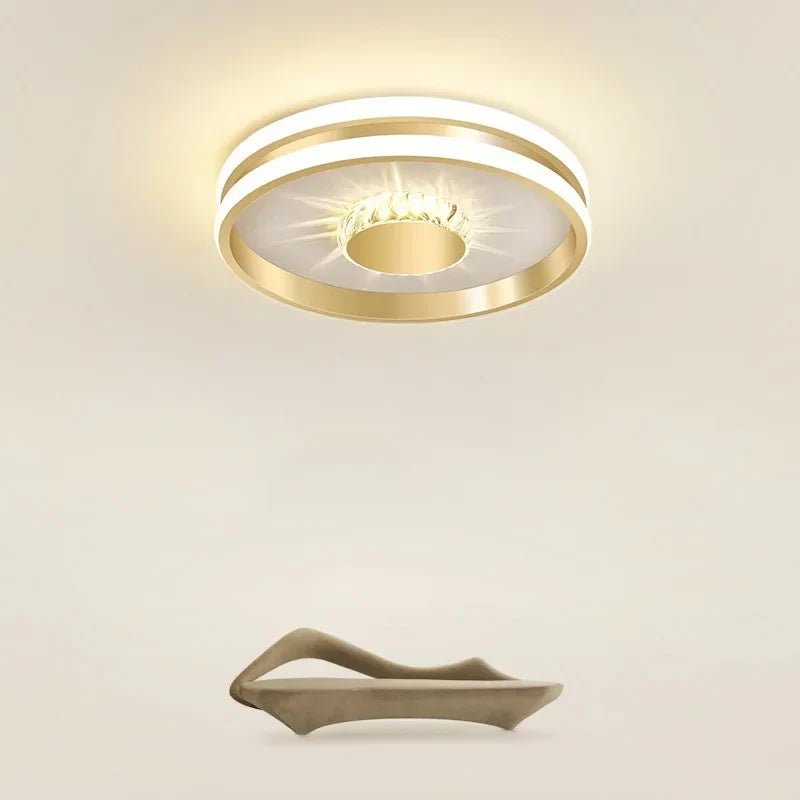 Plafonnier led luxueux pour intérieur moderne et lumineux Lucille Alizé en Cristal - Éclat du Cristal & Décor Singulier