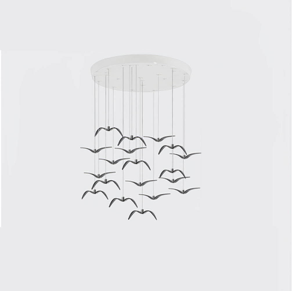 Lustra Suspension Lampe Ailes d'Oiseau pour Salon - Neutralighting