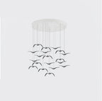 Lustra Suspension Lampe Ailes d'Oiseau pour Salon - Neutralighting