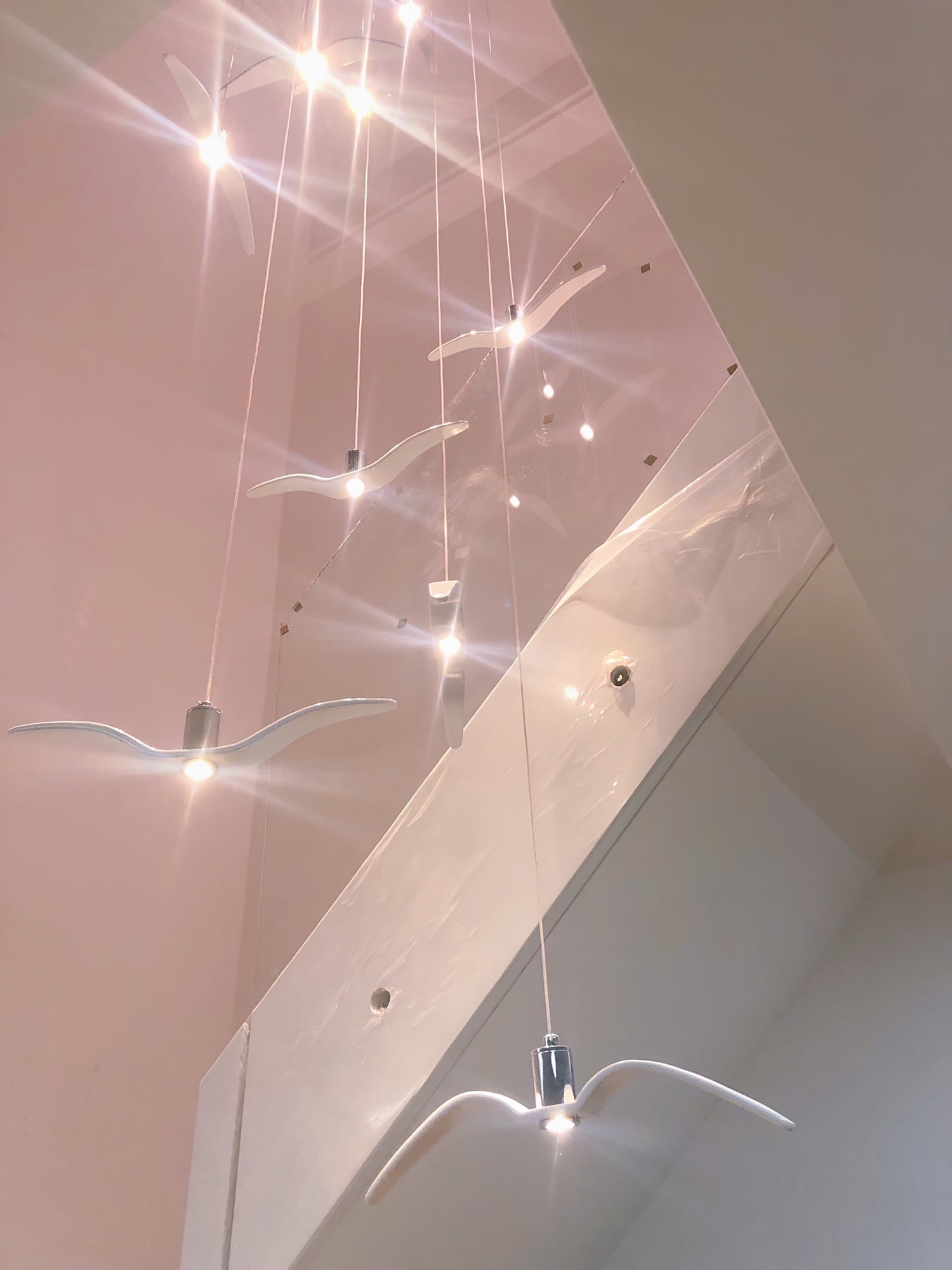 Lustra Suspension Lampe Ailes d'Oiseau pour Salon - Neutralighting