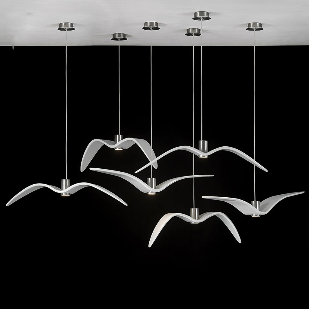 Lustra Suspension Lampe Ailes d'Oiseau pour Salon - Neutralighting