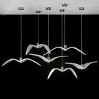 Lustra Suspension Lampe Ailes d'Oiseau pour Salon - Neutralighting