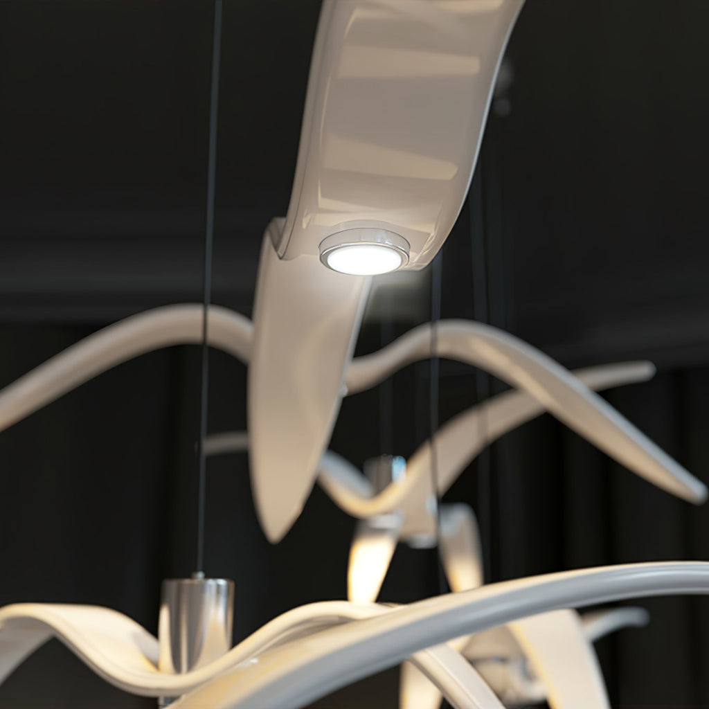 Lustra Suspension Lampe Ailes d'Oiseau pour Salon - Neutralighting