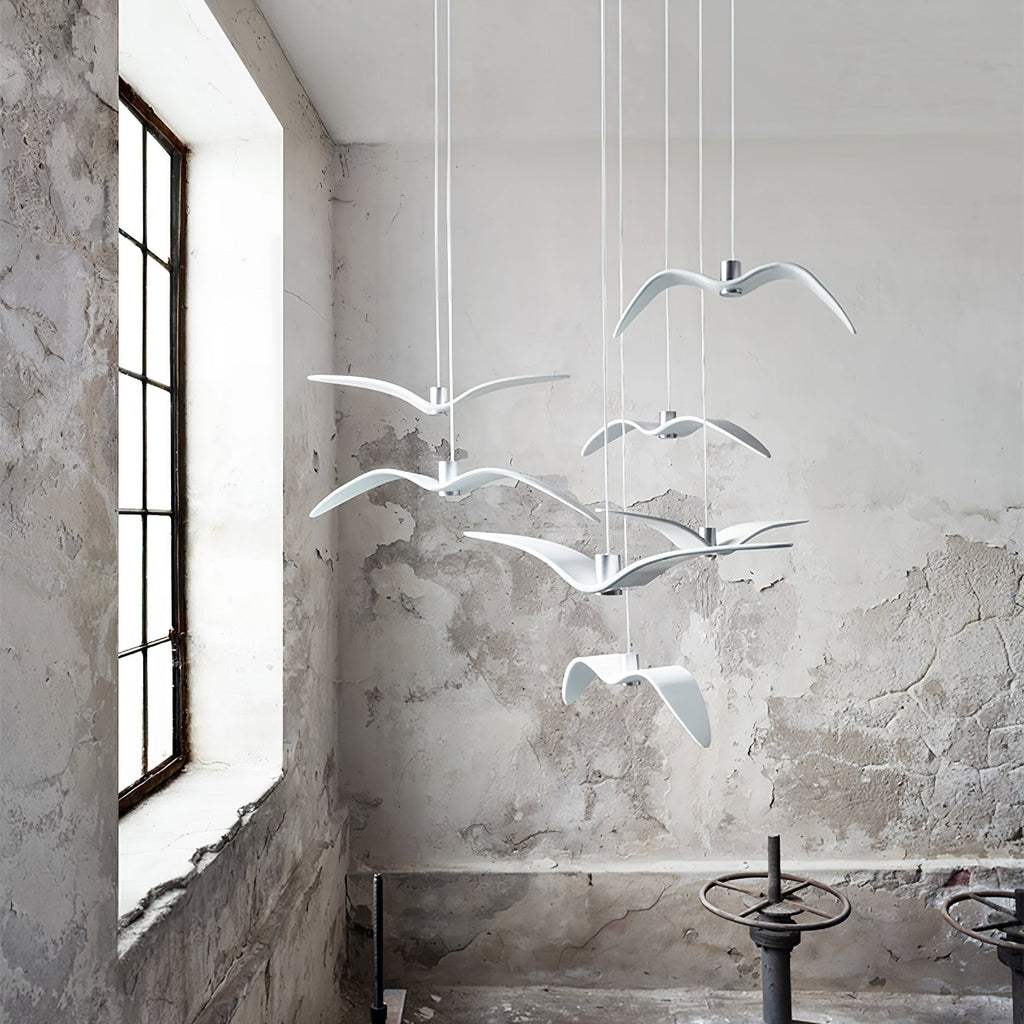 Lustra Suspension Lampe Ailes d'Oiseau pour Salon - Neutralighting