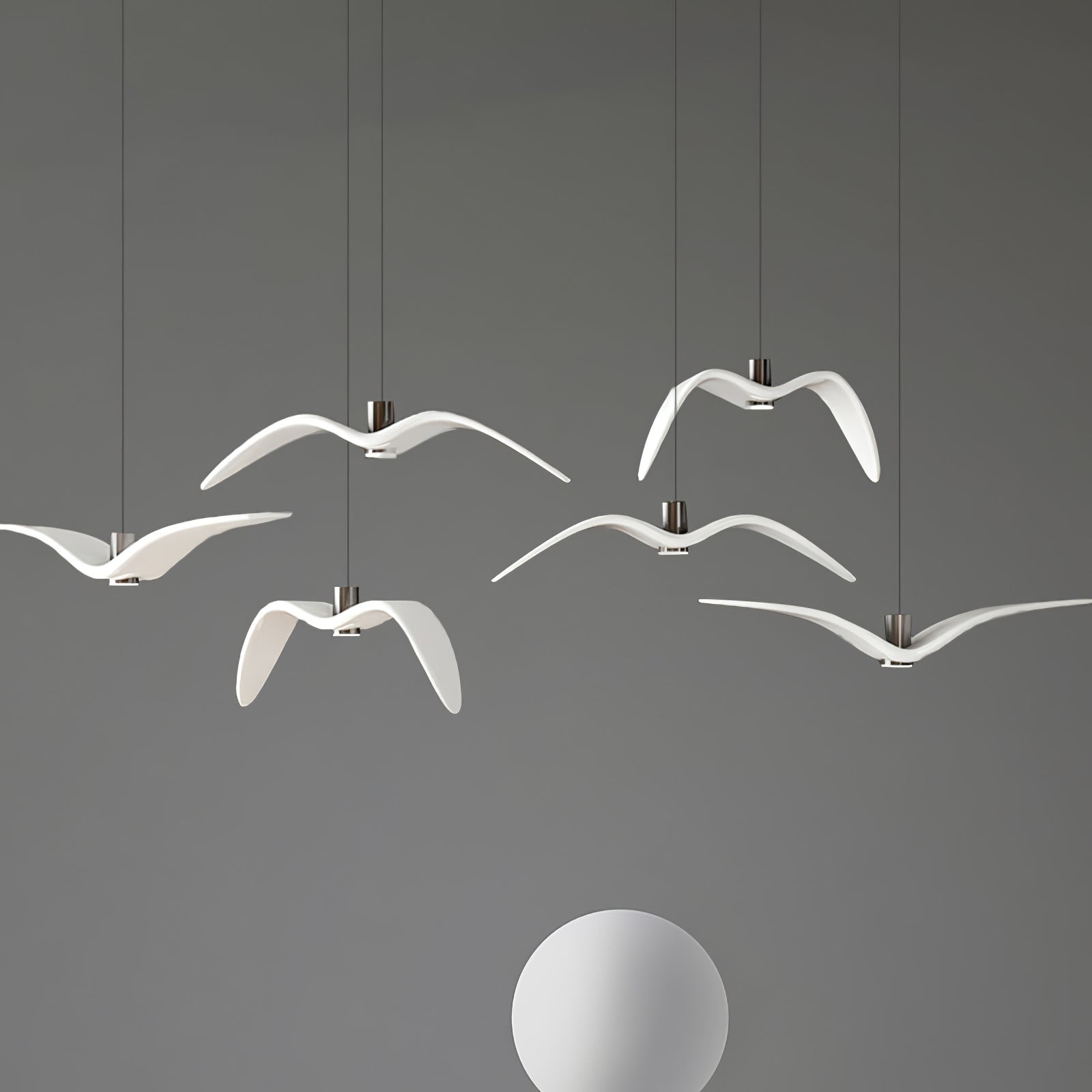 Lustra Suspension Lampe Ailes d'Oiseau pour Salon - Neutralighting