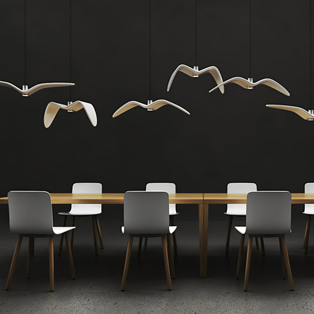 Lustra Suspension Lampe Ailes d'Oiseau pour Salon - Neutralighting