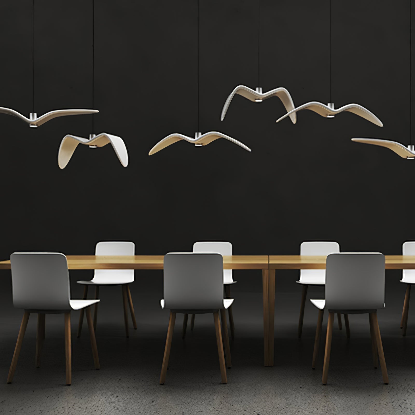Lustra Suspension Lampe Ailes d'Oiseau pour Salon - Neutralighting