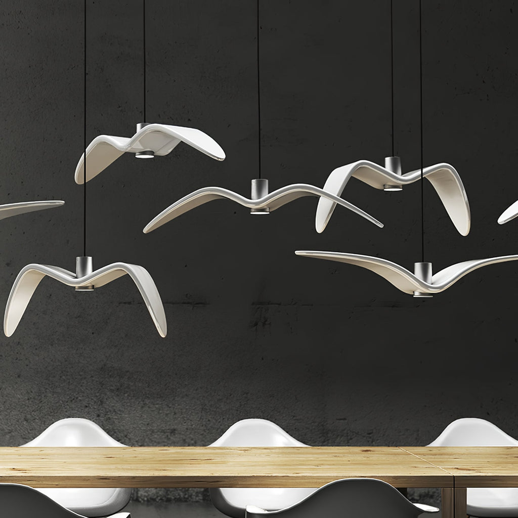 Lustra Suspension Lampe Ailes d'Oiseau pour Salon - Neutralighting