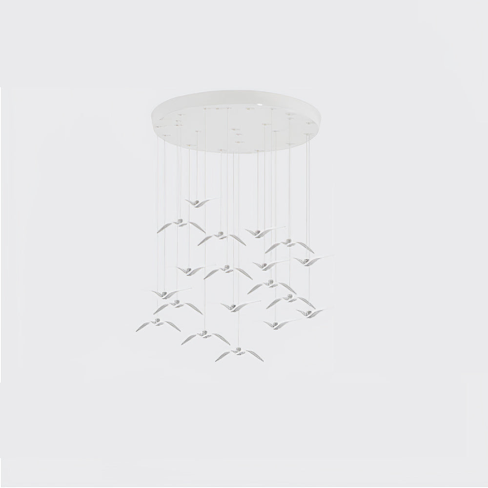 Lustra Suspension Lampe Ailes d'Oiseau pour Salon - Neutralighting
