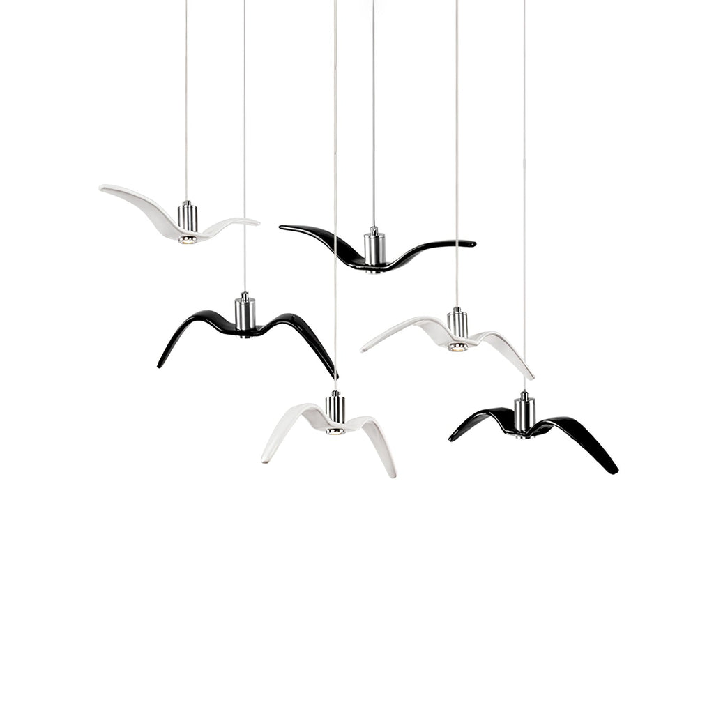 Lustra Suspension Lampe Ailes d'Oiseau pour Salon - Neutralighting