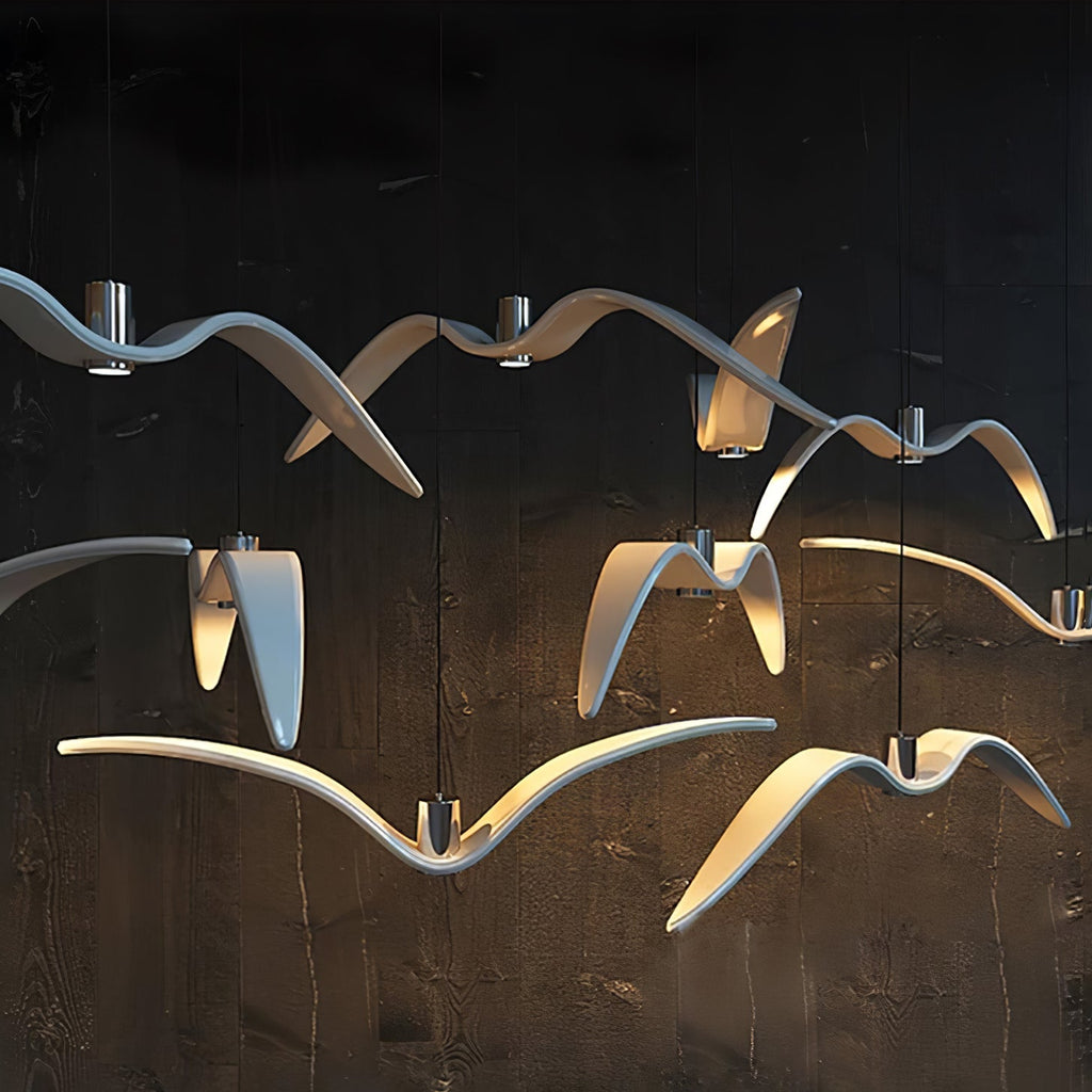 Lustra Suspension Lampe Ailes d'Oiseau pour Salon - Neutralighting