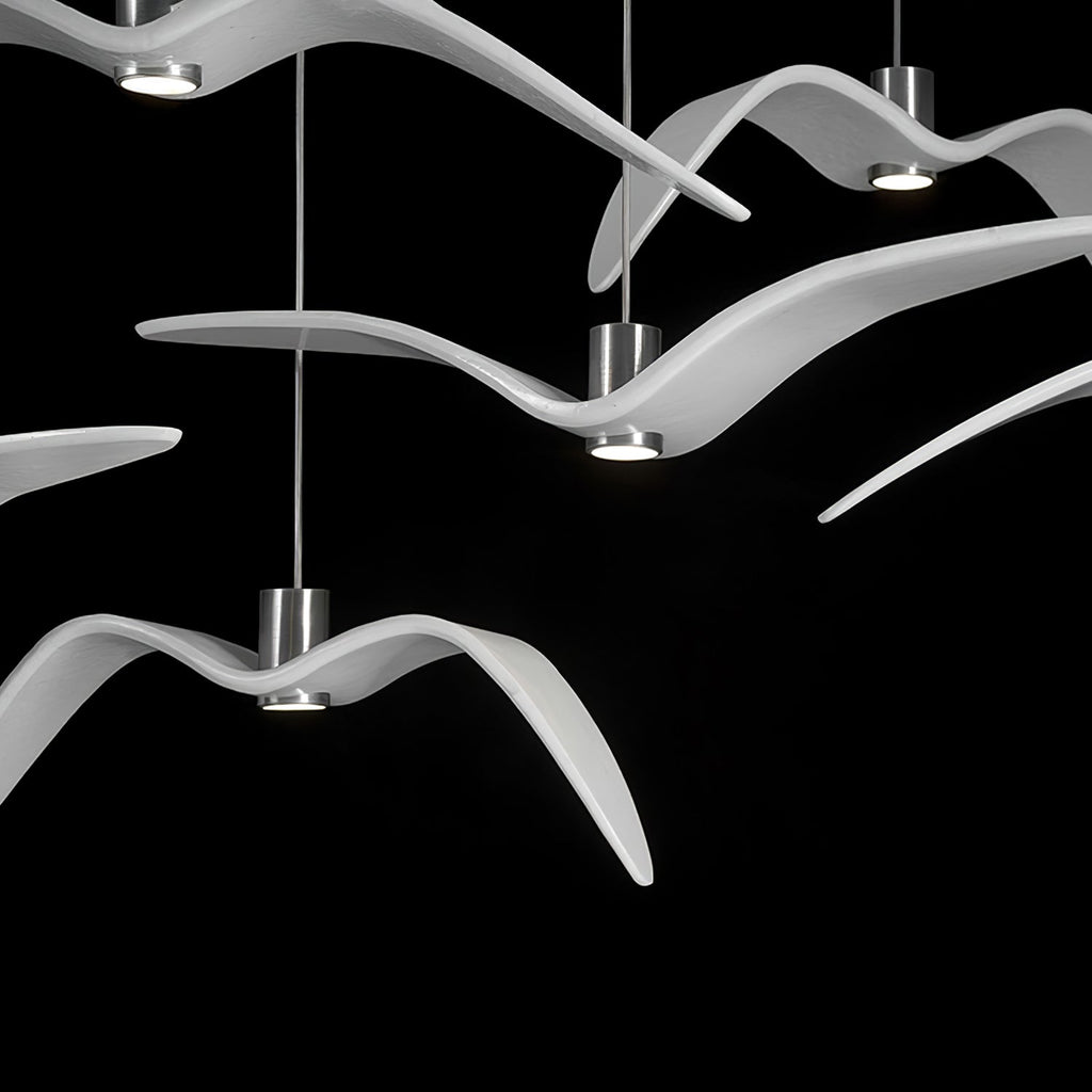 Lustra Suspension Lampe Ailes d'Oiseau pour Salon - Neutralighting