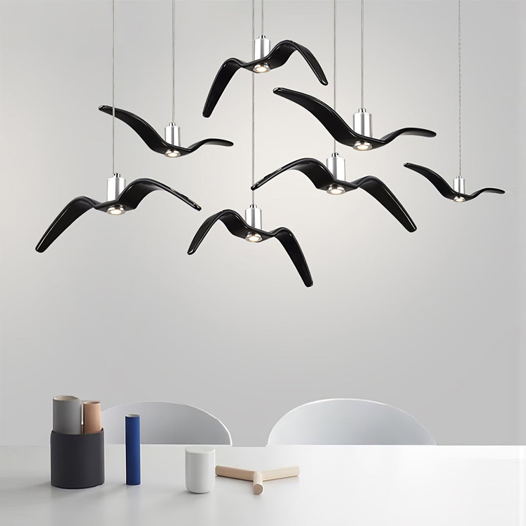 Lustra Suspension Lampe Ailes d'Oiseau pour Salon - Neutralighting