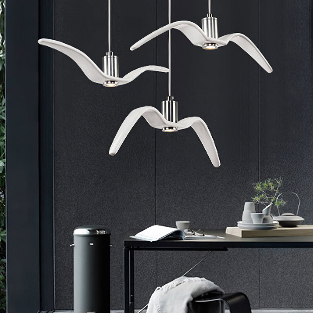 Lustra Suspension Lampe Ailes d'Oiseau pour Salon - Neutralighting