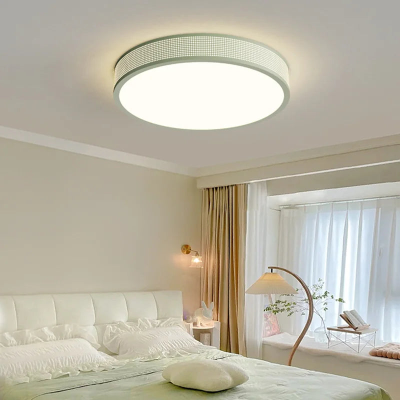 Plafonnier led style cercle carré décoratif Lionel Rythme - Un Accent Géométrique Raffiné
