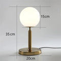 lampe de bureau moderne en verre pour décoration intérieure
