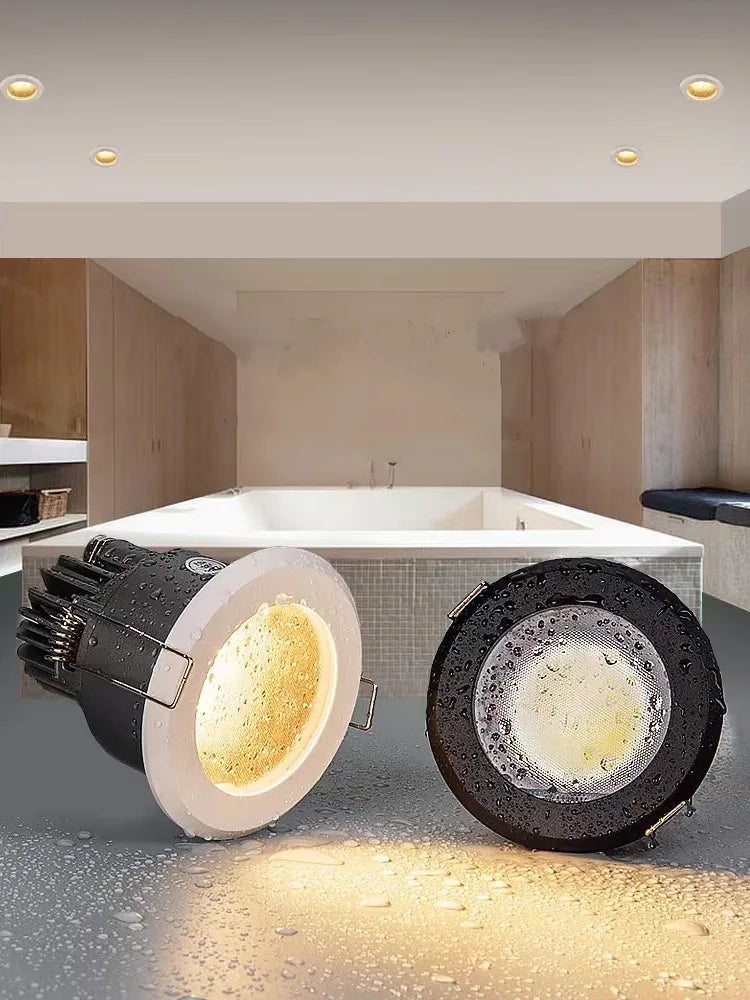 Spot — LED rond étanche en aluminium pour éclairage intérieur extérieur