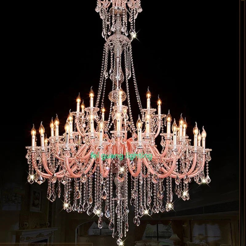 Lustre — Moderne en cristal pour décoration intérieure élégante